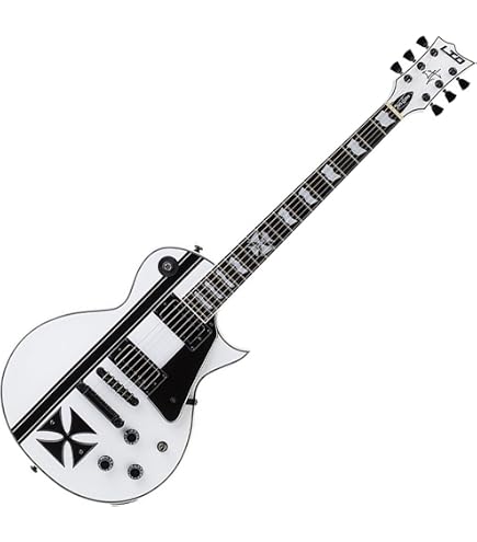 Amazon.com: ESP LTD KH-WZ Signature Series Kirk Hammett White